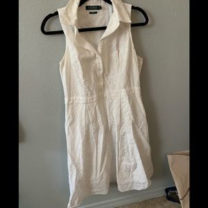 White Ralph Lauren sun dress